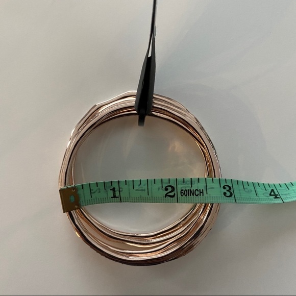 Ava & Aiden Rose Gold Tone Bracelets Set of 5 NWT - Picture 5 of 5